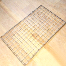 Woven Folding Two Layers BBQ Grill Wire Mesh